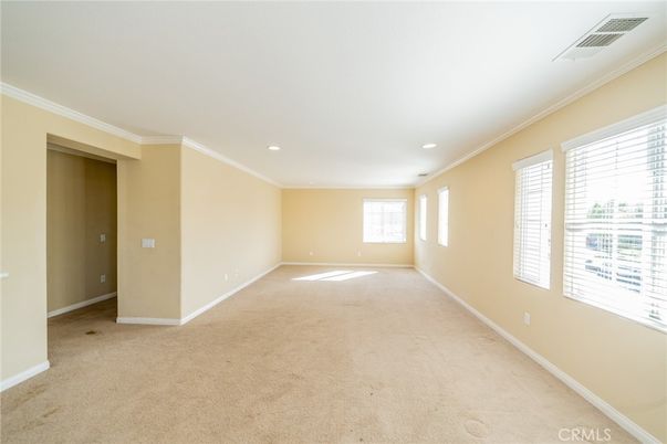 Empty room, Interior, Recessed Lighting