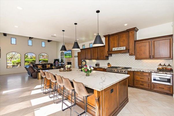 Interior, Kitchen, Living room, Pendant Lights, Recessed Lighting, Stainless Steel Appliances