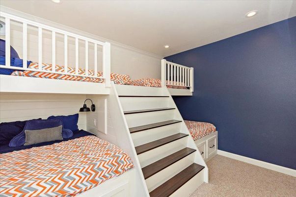 Bedroom, Interior, Recessed Lighting