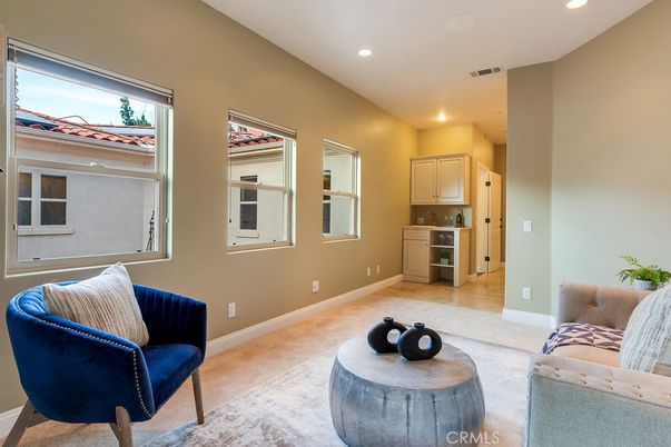 Interior, Kitchen, Living room, Recessed Lighting
