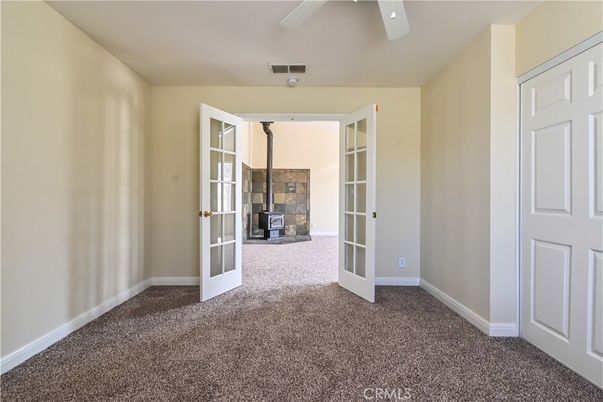 Empty room, Fireplace, Interior