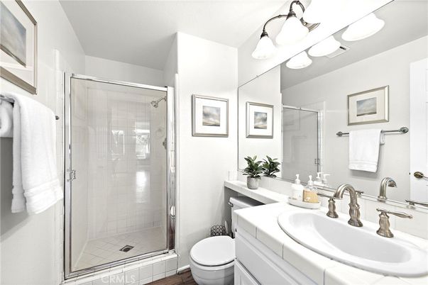 Bathroom, Glass Shower, Interior, Tile Countertops