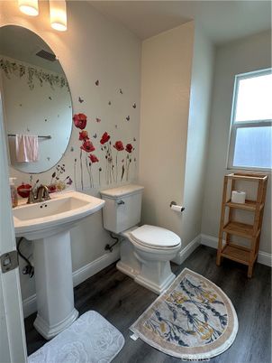 Bathroom, Interior, Wood Texture Flooring