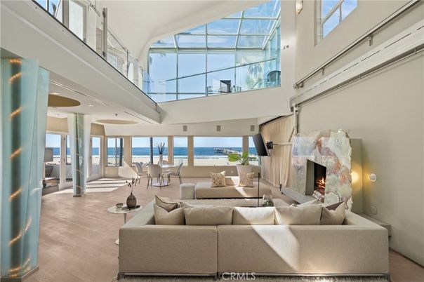 Fireplace, Interior, Living room, Sun Room, Water