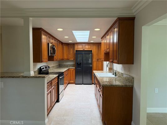 Interior, Kitchen, Recessed Lighting, Stainless Steel Appliances