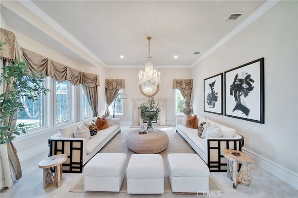 Chandelier, Interior, Living room, Recessed Lighting