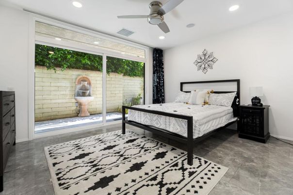 Bedroom, Interior, Recessed Lighting