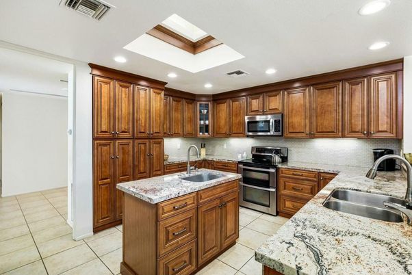Interior, Kitchen, Recessed Lighting, Stainless Steel Appliances