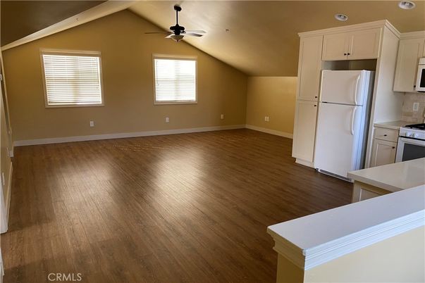 Empty room, Interior, Kitchen, Wood Texture Flooring