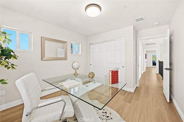 Home Office, Interior, Wood Texture Flooring