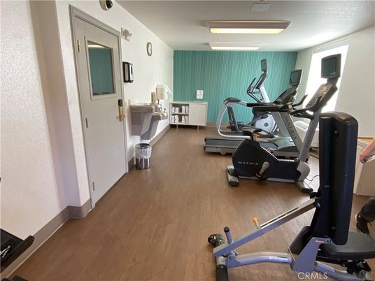 Fitness Equipment, Interior, Wood Texture Flooring