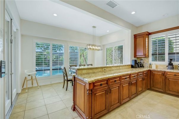 Dining room, Interior, Kitchen, Pendant Lights, Recessed Lighting