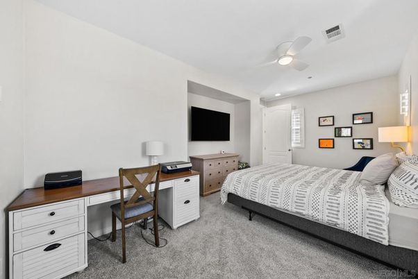Bedroom, Home Office, Interior, Recessed Lighting