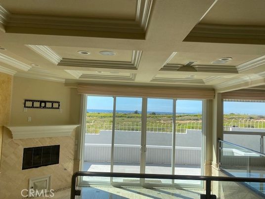 Fireplace, Interior, Recessed Lighting, Wood Texture Flooring