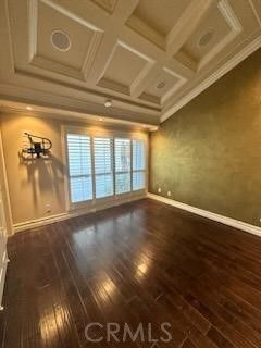 Empty room, Fitness Equipment, Interior, Recessed Lighting, Wood Texture Flooring