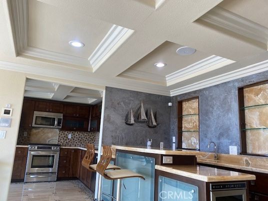 Interior, Kitchen, Recessed Lighting, Stainless Steel Appliances