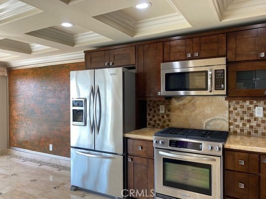 Interior, Kitchen, Recessed Lighting, Stainless Steel Appliances