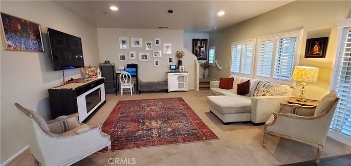 Home Office, Interior, Living room, Recessed Lighting