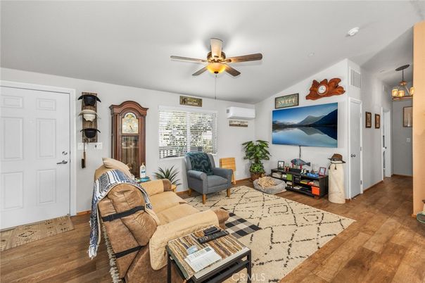 Interior, Living room, Pendant Lights, Wood Texture Flooring