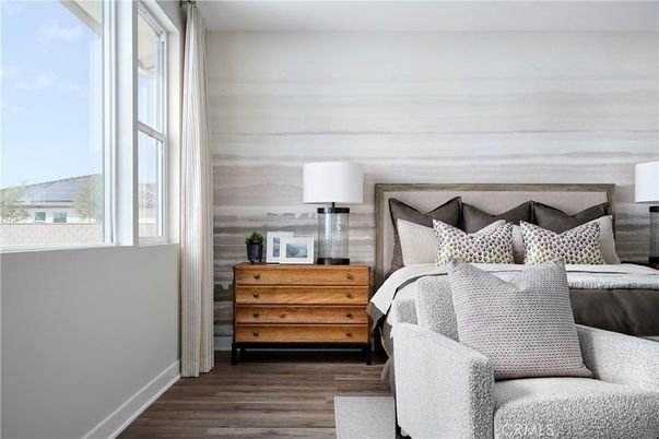 Bedroom, Interior, Wood Texture Flooring