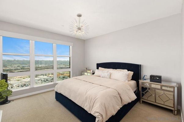 Bedroom, Interior, Pendant Lights