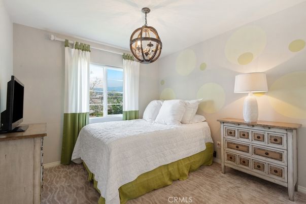 Bedroom, Interior, Pendant Lights