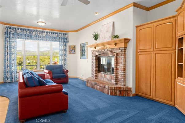 Fireplace, Interior, Living room, Recessed Lighting