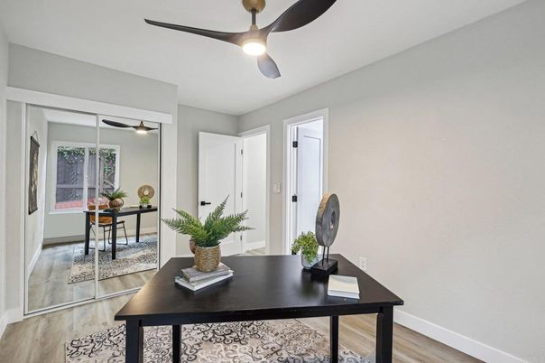 Home Office, Interior, Wood Texture Flooring
