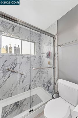 Bathroom, Glass Shower, Interior, Marble Walls