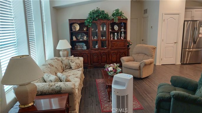 Interior, Kitchen, Living room, Stainless Steel Appliances, Wood Texture Flooring