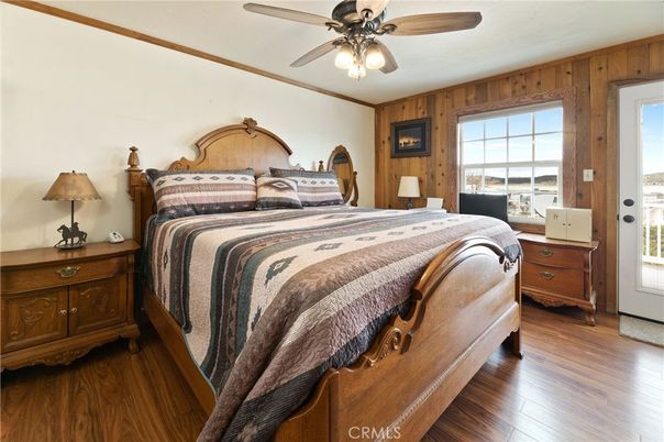 Bedroom, Interior, Wood Texture Flooring, Wooden Walls