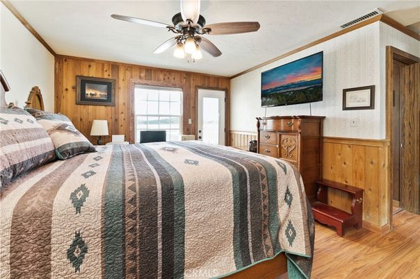 Bedroom, Interior, Wood Texture Flooring, Wooden Walls
