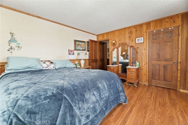 Bedroom, Interior, Wood Texture Flooring, Wooden Walls