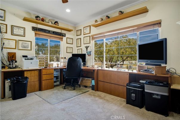 Home Office, Interior, Recessed Lighting