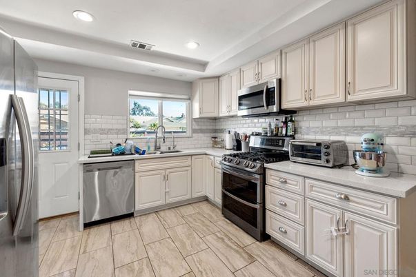 Interior, Kitchen, Recessed Lighting, Stainless Steel Appliances