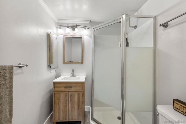 Bathroom, Glass Shower, Interior