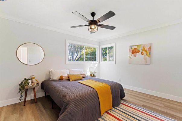 Bedroom, Interior, Wood Texture Flooring