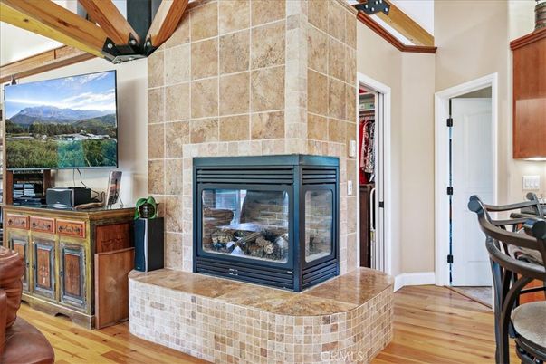 Fireplace, Interior, Wood Texture Flooring