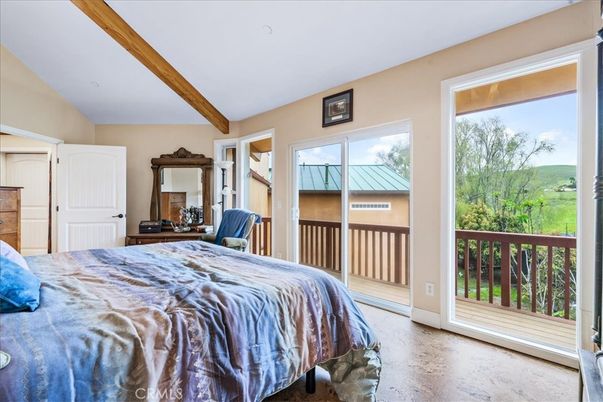Bedroom, Interior, Wooden Beams