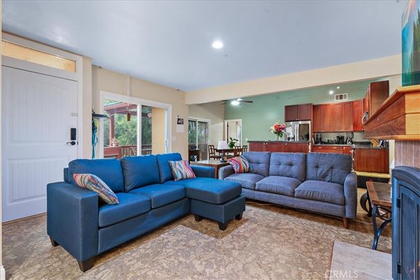 Dining room, Interior, Kitchen, Living room, Recessed Lighting, Stainless Steel Appliances