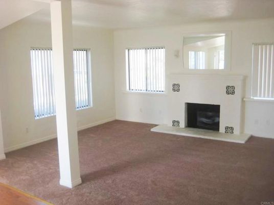 Empty room, Fireplace, Interior