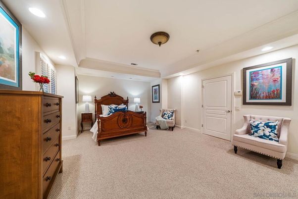 Bedroom, Interior, Recessed Lighting