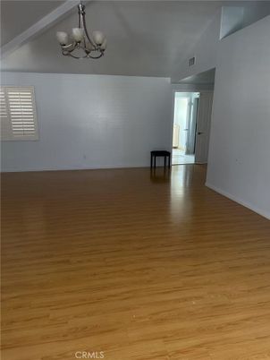 Chandelier, Empty room, Interior, Wood Texture Flooring