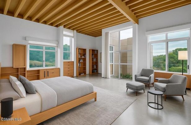 Bedroom, Interior, Wooden Beams, Wooden Ceilings