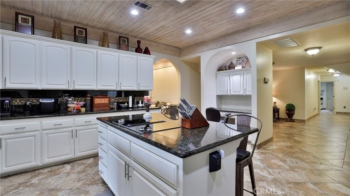 Interior, Kitchen, Recessed Lighting, Wooden Ceilings