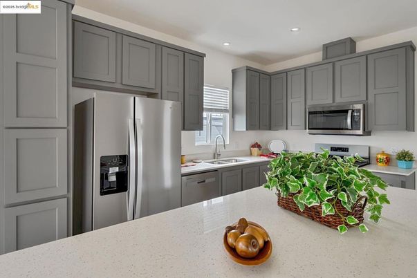 Interior, Kitchen, Recessed Lighting, Stainless Steel Appliances