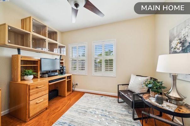 Home Office, Interior, Wood Texture Flooring