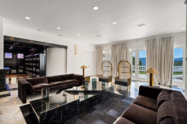 Interior, Living room, Marble, Recessed Lighting