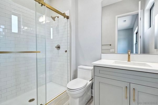 Bathroom, Glass Shower, Interior