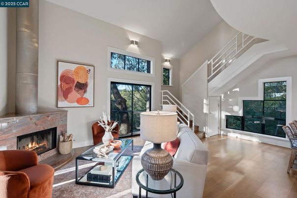 Fireplace, Interior, Living room, Wood Texture Flooring